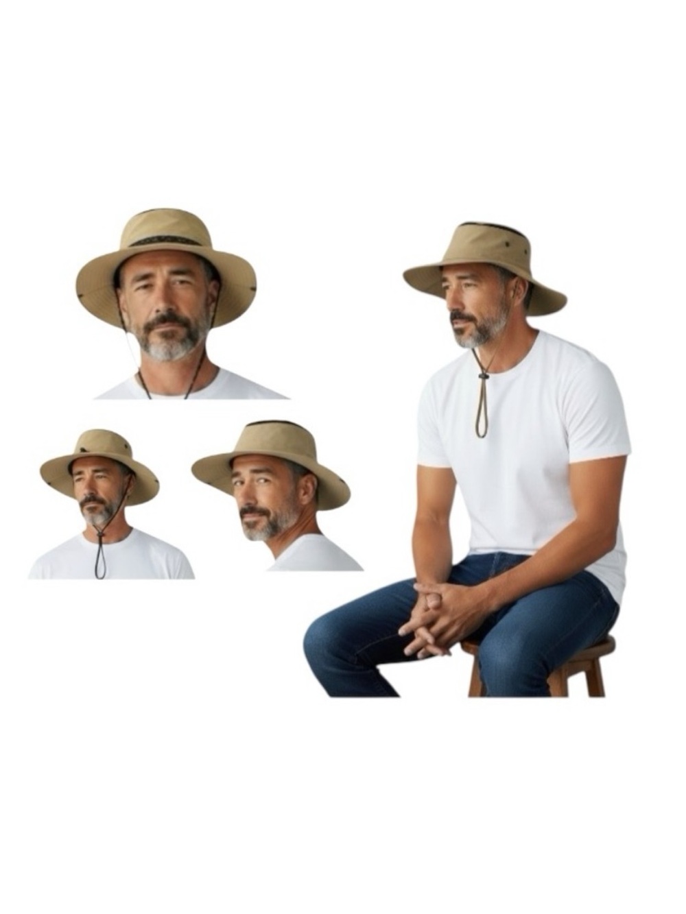 Ozark Trail Men's Tan Outdoors Hat - Picture 1 of 12